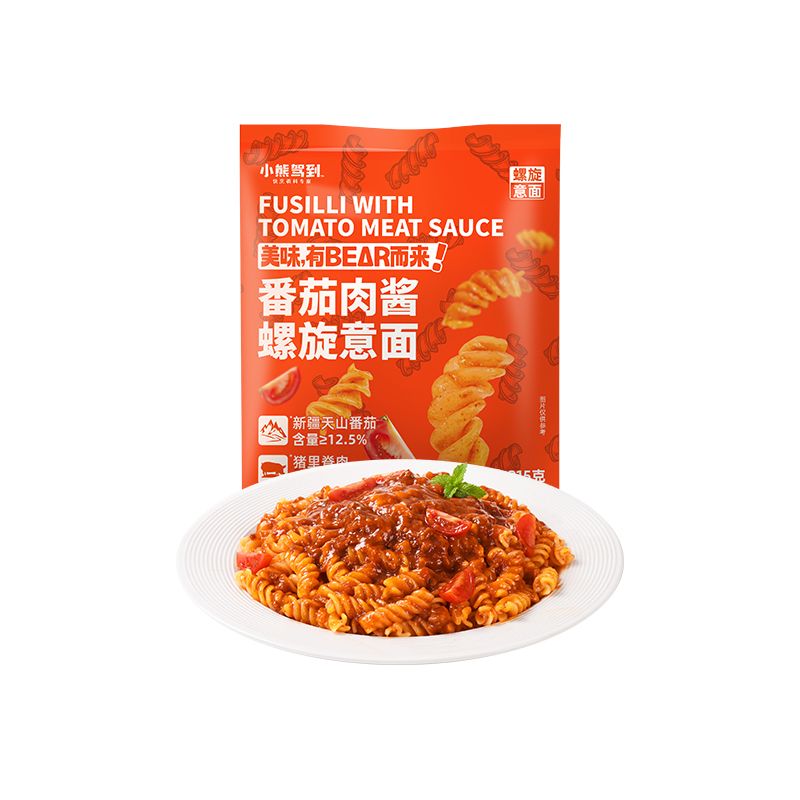 小熊驾到螺旋意面儿童螺纹螺丝意大利面番茄肉酱螺旋面拌面通心粉【15天内发货】 图片 9