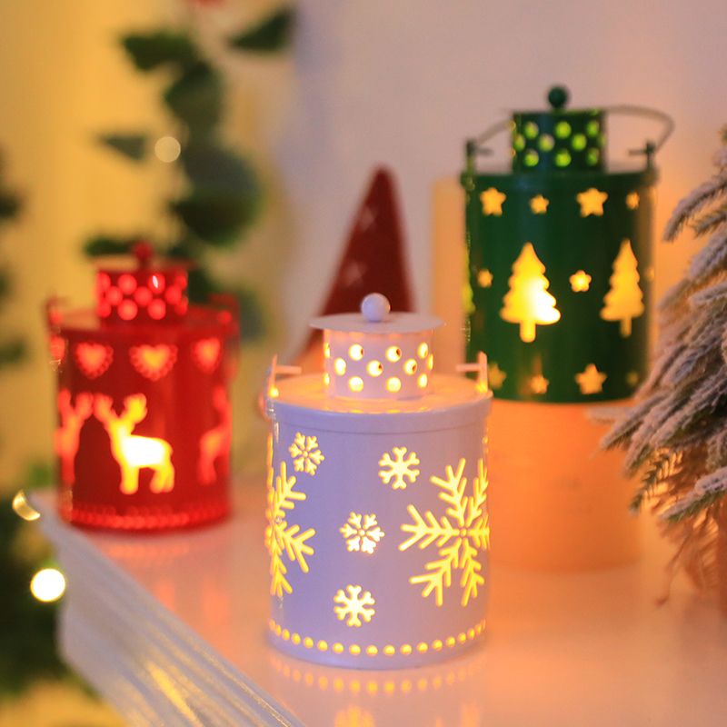 LED Handheld Kinder Nacht Kerze Licht Atmosphäre Dekorative Eisen Lampe_voghion.com
