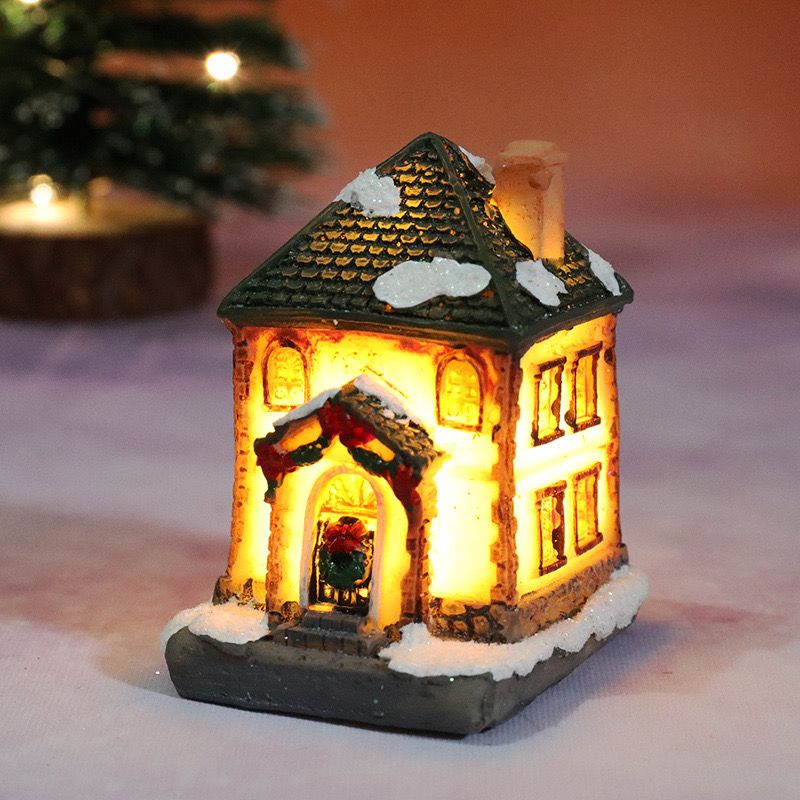 Decorations, Gifts, Creative Christmas Tree, Santa Claus, Snowman, Wind Lights, Scene, Atmosphere, Nightlight_voghion.com