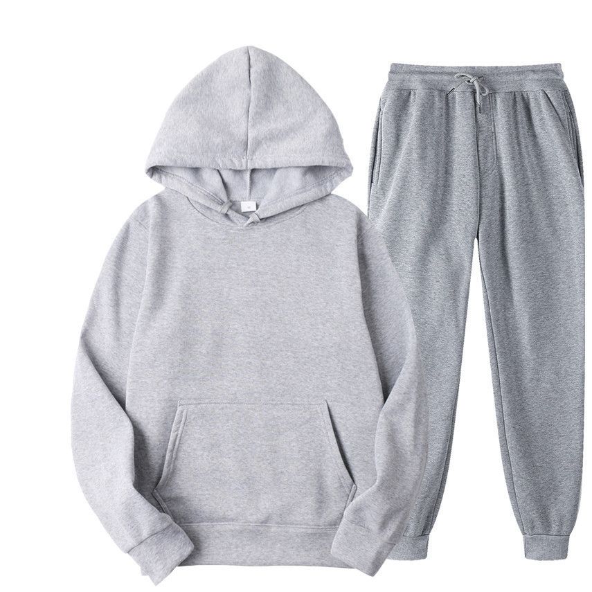 Kapuzenpullover Set Sportliche Casual Jacke Und Hose Für Herren_voghion.com