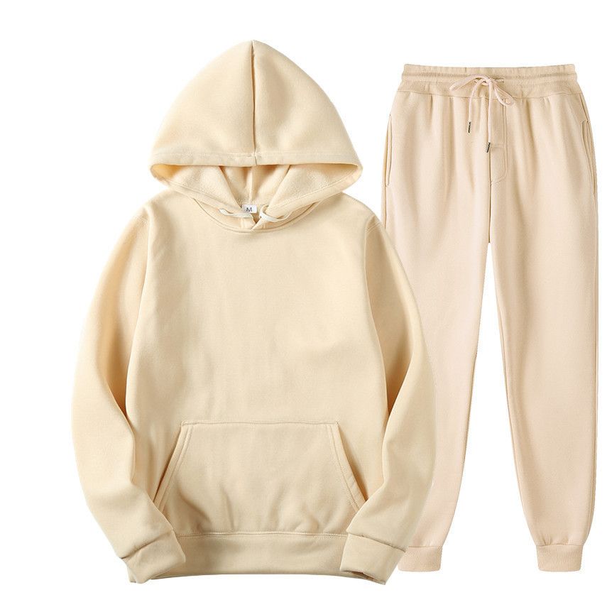 Kapuzenpullover Set Sportliche Casual Jacke Und Hose Für Herren_voghion.com