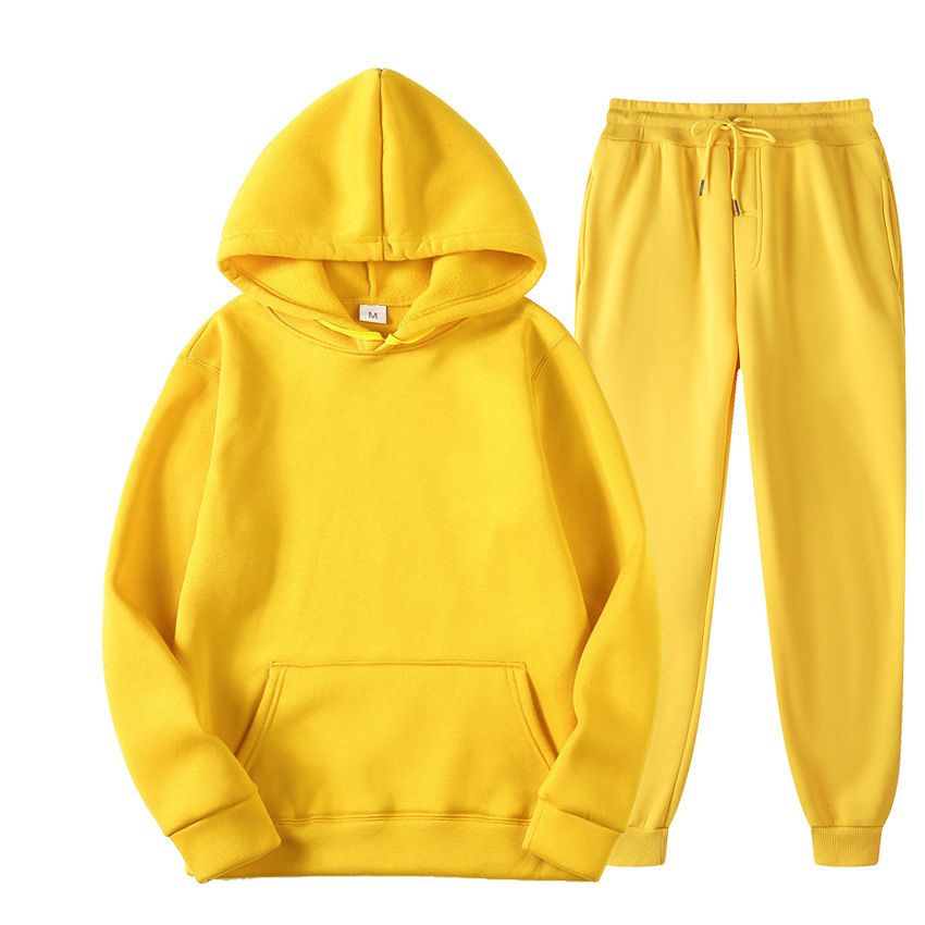 Kapuzenpullover Set Sportliche Casual Jacke Und Hose Für Herren_voghion.com