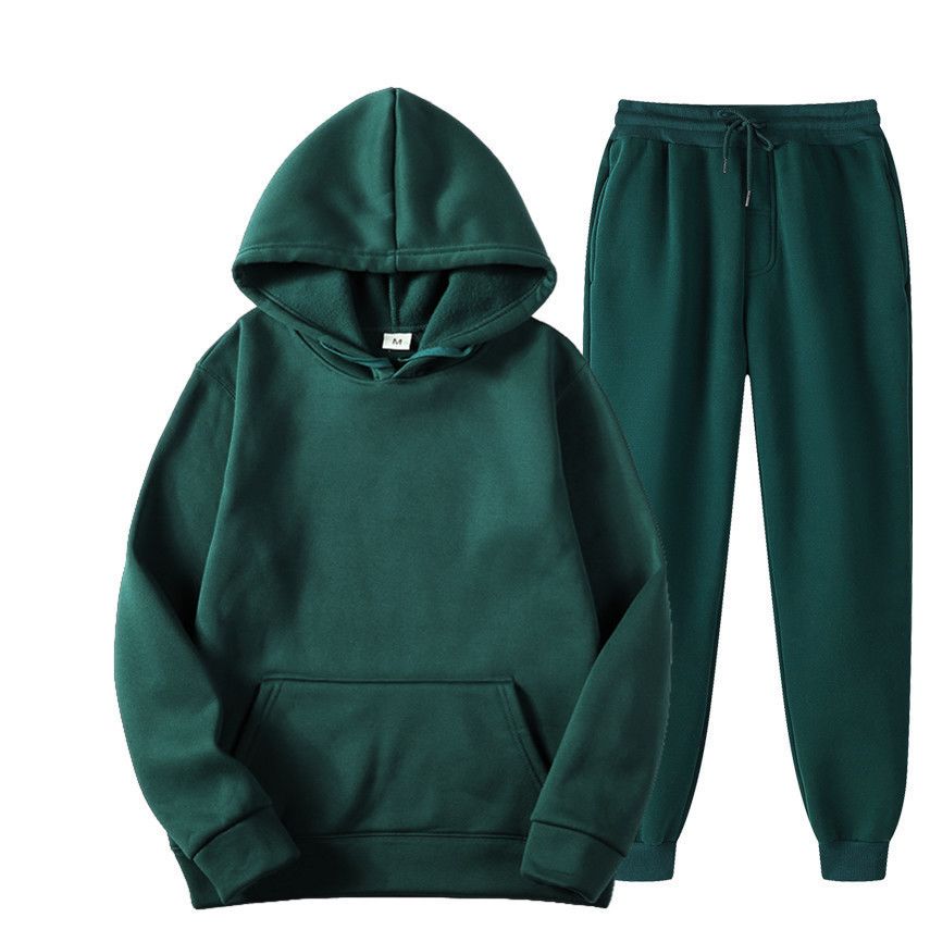 Kapuzenpullover Set Sportliche Casual Jacke Und Hose Für Herren_voghion.com