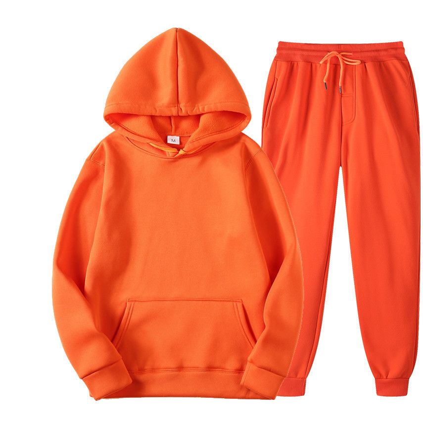 Kapuzenpullover Set Sportliche Casual Jacke Und Hose Für Herren_voghion.com