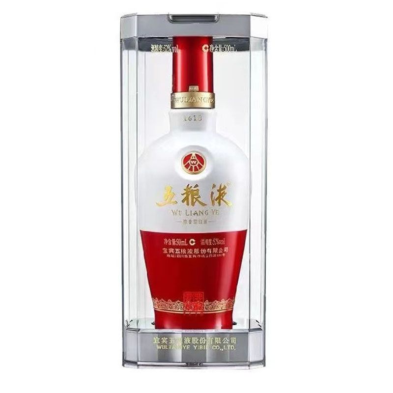 WULIANGYE 五粮液 1618 红白瓶 52%vol 浓香型白酒 500ml 单瓶装