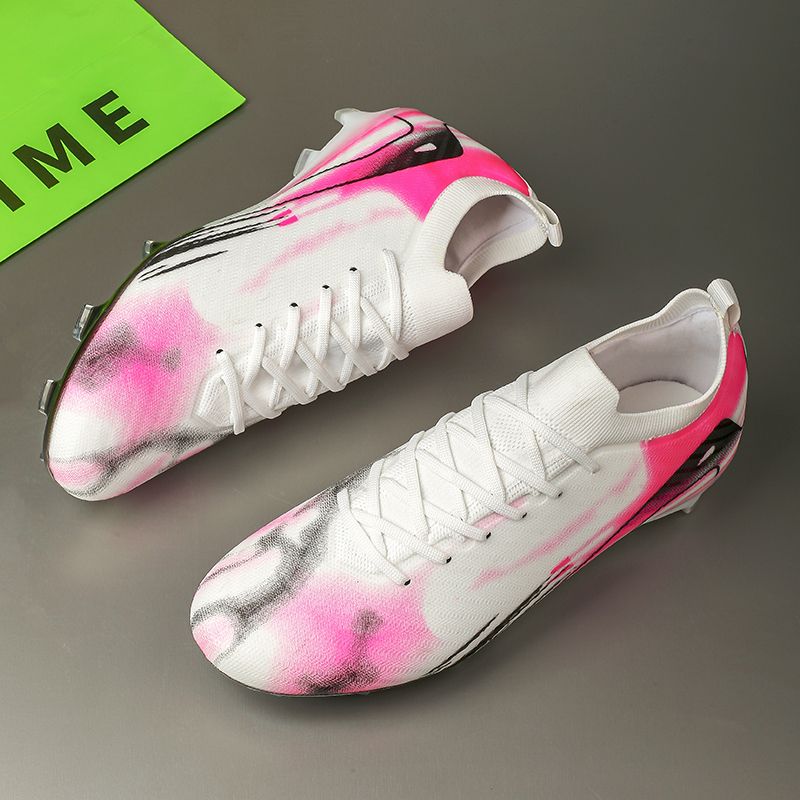Cristiano Ronaldo Messi Top Quality Low-Top Football Elementary School Students, Older Children, AG Long-Studded Youth Soccer Boys_voghion.com