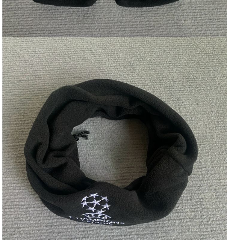 Ensemble trois pièces de gants chauds pour le cou, le cyclisme, le bonnet, le masque épais en polaire pour la course à pied, l'entraînement, la Ligue des champions de football_voghion.com