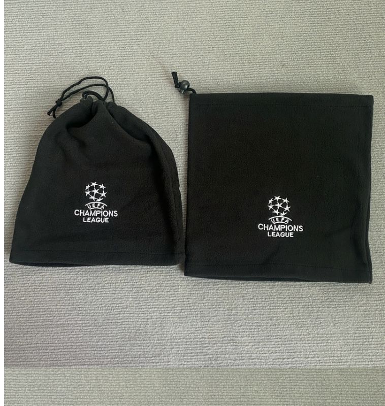 Ensemble trois pièces de gants chauds pour le cou, le cyclisme, le bonnet, le masque épais en polaire pour la course à pied, l'entraînement, la Ligue des champions de football_voghion.com