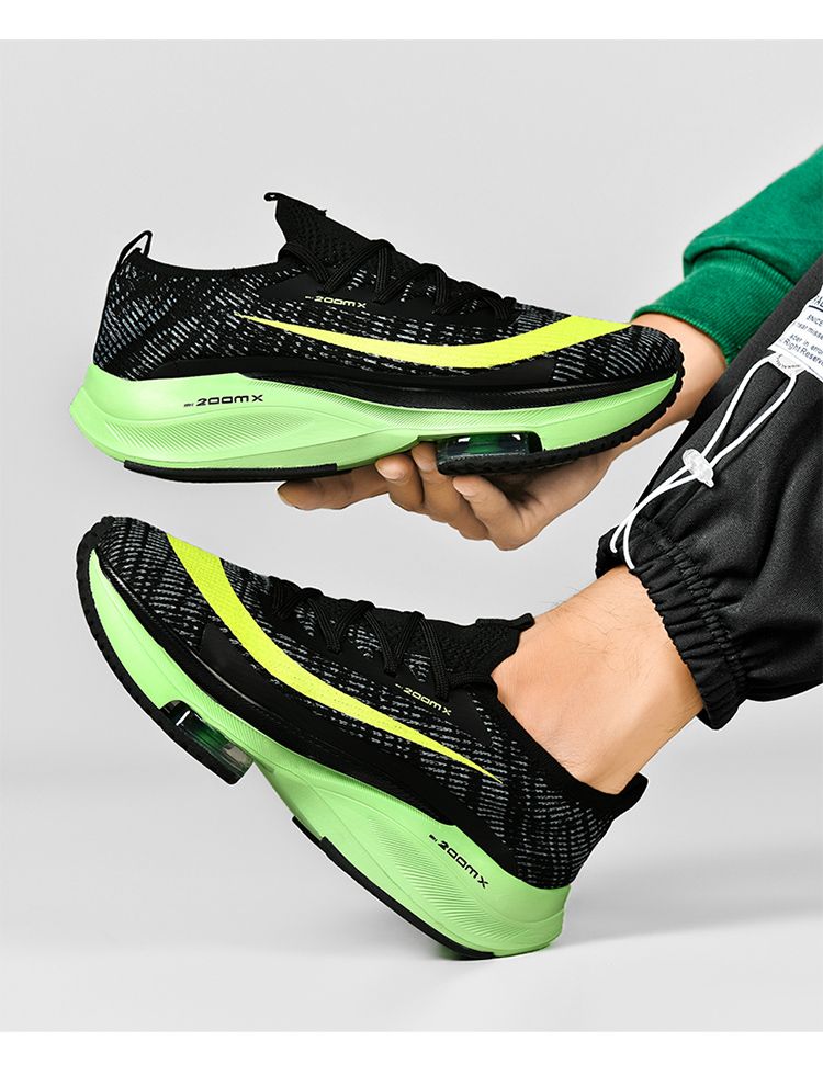 Carbon Board Breathable Ultra Light Air Cushion, Suitable For Men And Women, Marathon, Mesh, Casual Shock-absorbing,_voghion.com