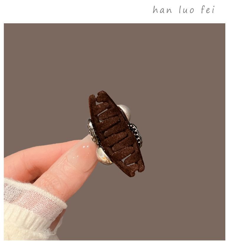 Elegante Beflockte Perlen-haarspange Für Feines Haar_voghion.com