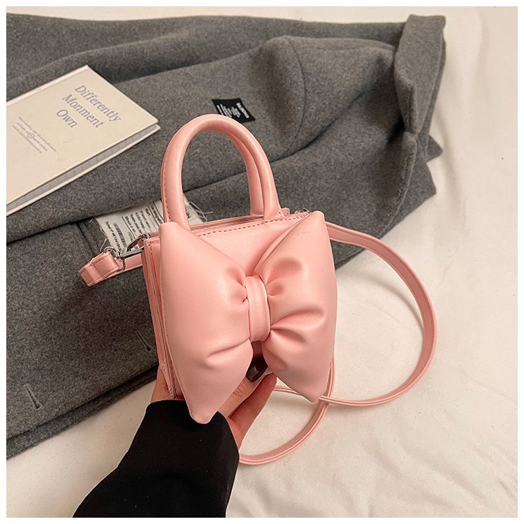 Borsa a tracolla di lusso per bambina con fiocco borsa elegante_voghion.com