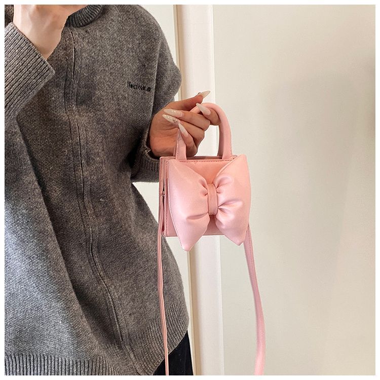 Borsa a tracolla di lusso per bambina con fiocco borsa elegante_voghion.com