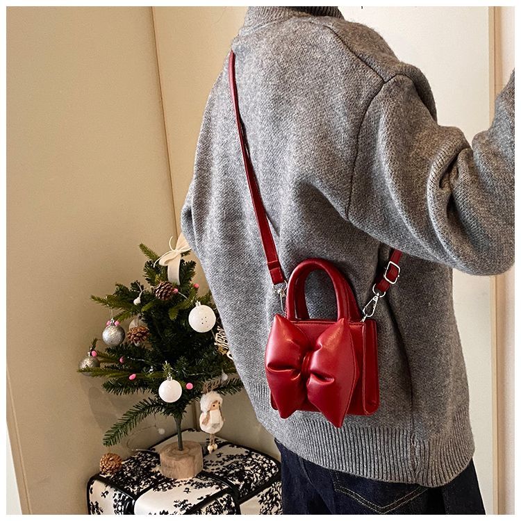 Borsa a tracolla di lusso per bambina con fiocco borsa elegante_voghion.com