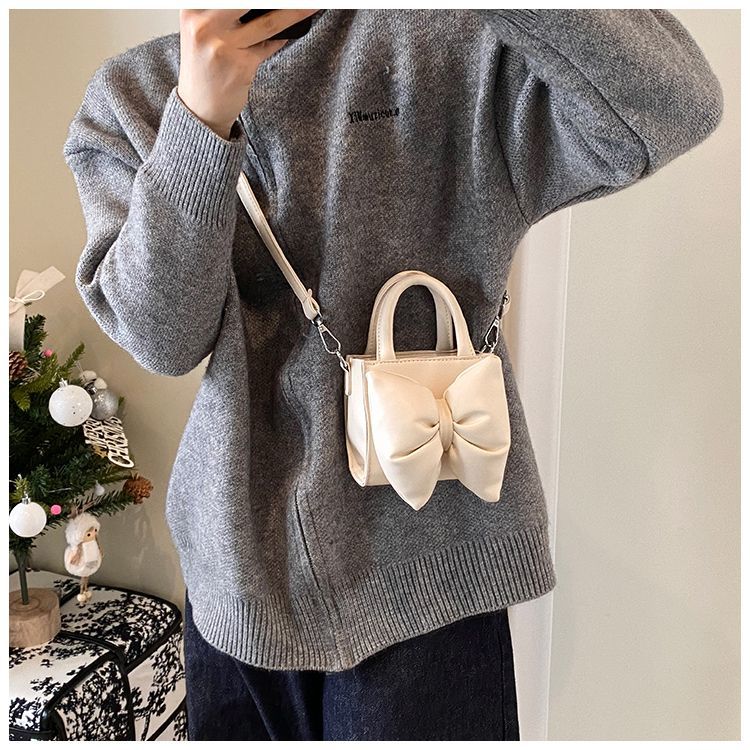 Borsa a tracolla di lusso per bambina con fiocco borsa elegante_voghion.com