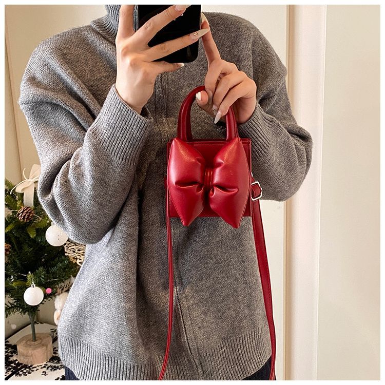 Borsa a tracolla di lusso per bambina con fiocco borsa elegante_voghion.com
