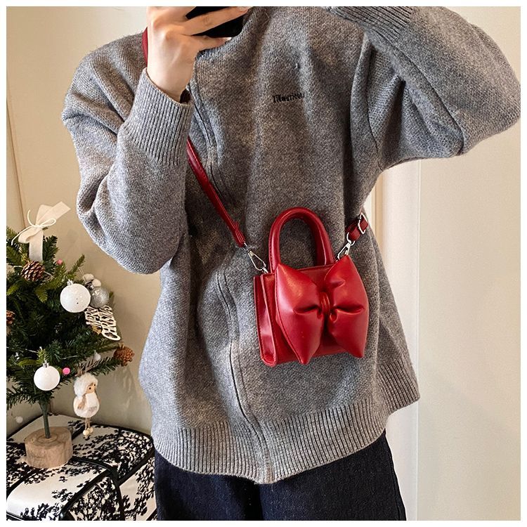 Borsa a tracolla di lusso per bambina con fiocco borsa elegante_voghion.com
