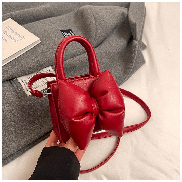 Borsa a tracolla di lusso per bambina con fiocco borsa elegante_voghion.com