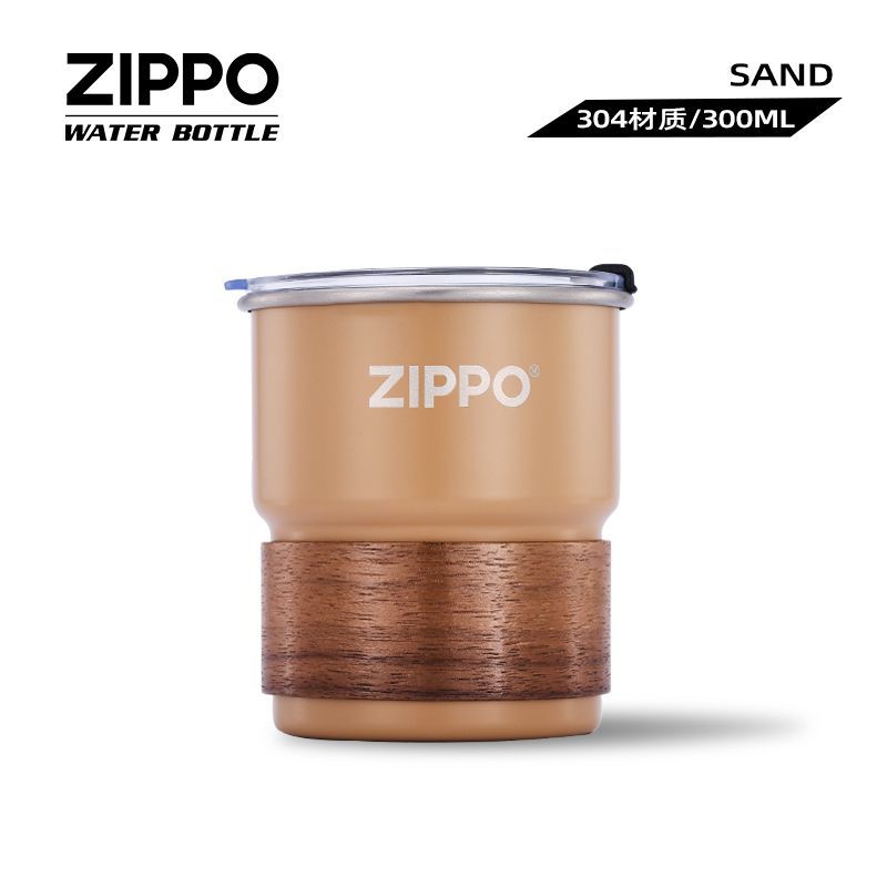 Zippo马克杯简约复古随手杯304不锈钢咖啡杯300ml小容量美式水杯 图片 9