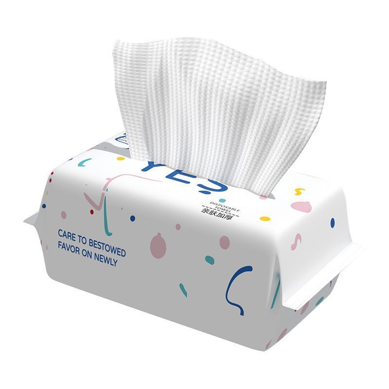 一次性洗脸巾抽取式加厚洗脸巾柔软超柔干湿两用纸擦脸婴幼擦脚布
