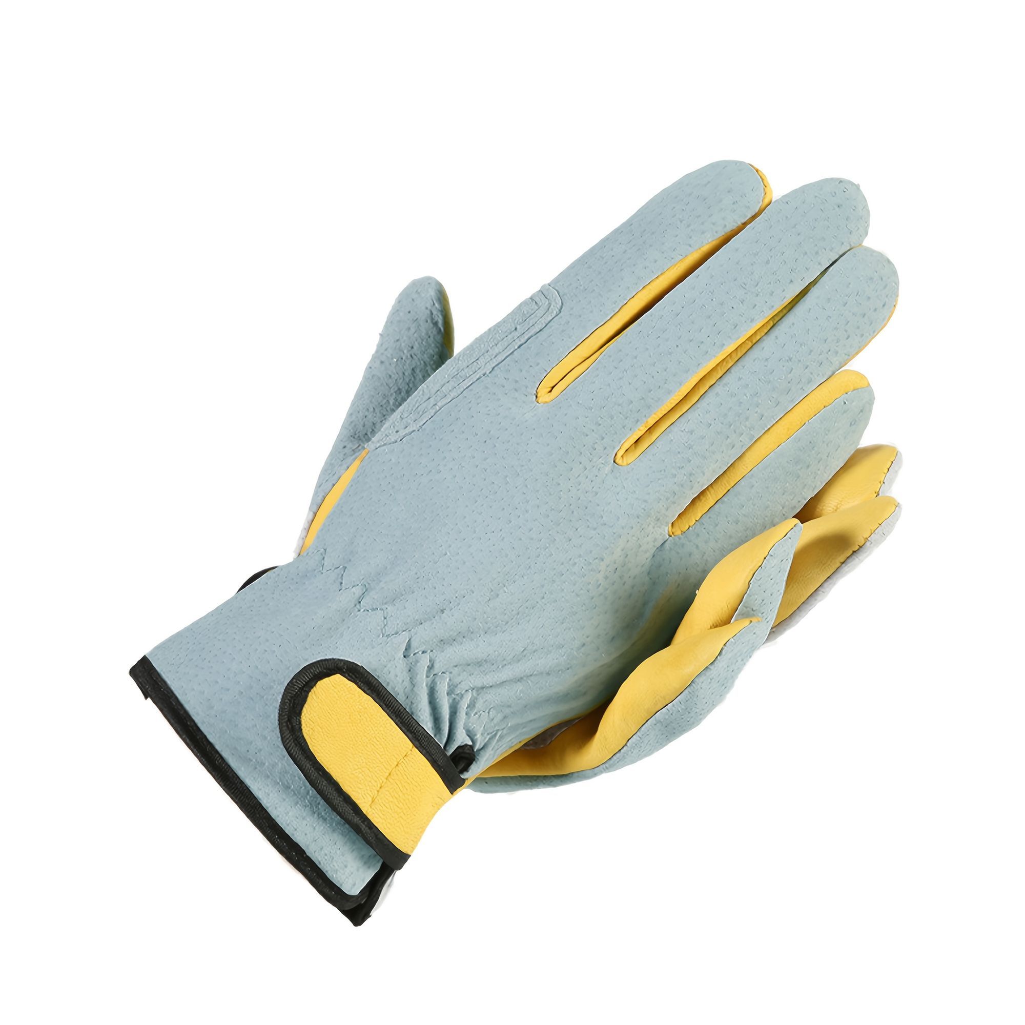 Echtes Leder Arbeitsschutzhandschuhe Verschleißfeste rutschfeste Schweißverbrühungsschutz Hand Durian Garden Peeling_voghion.com