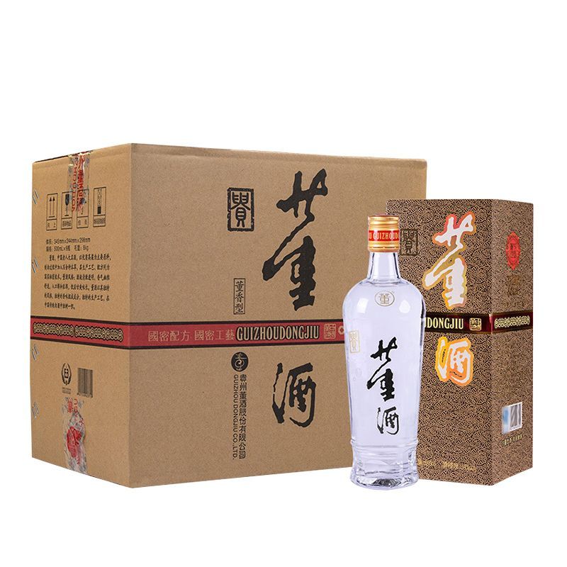 董酒 老贵董 54%vol 董香型白酒 500ml*6瓶 整箱装