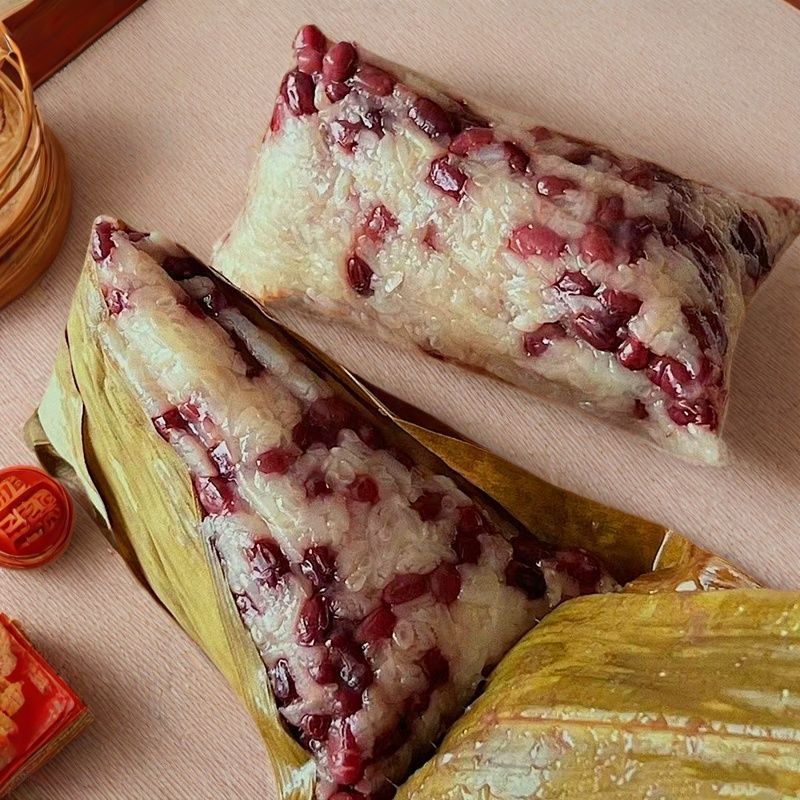 嘉兴风味粽子新鲜红豆粽蜜枣粽豆沙粽甜粽子早餐速食粽端午节特产
