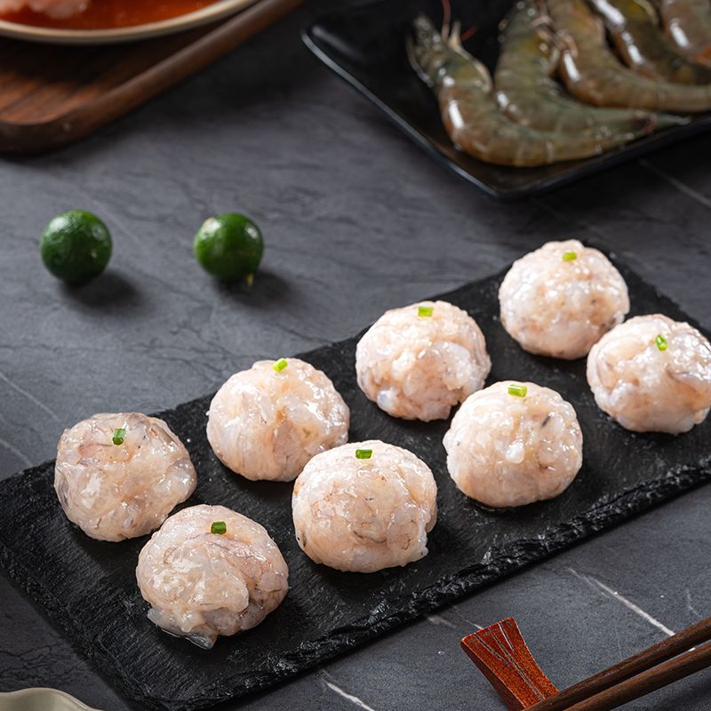 【包邮】海底捞虾滑新鲜火锅食材手打挤袋火锅丸麻辣烫【100g*10包】