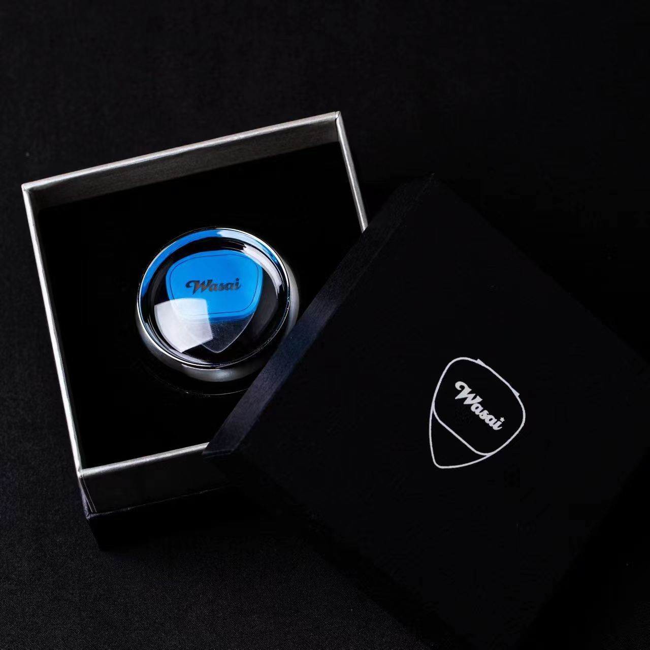 Palhetas luminosas recarregáveis Wasai Wow Glowing de 0,7 mm para guitarra elétrica e acústica._voghion.com