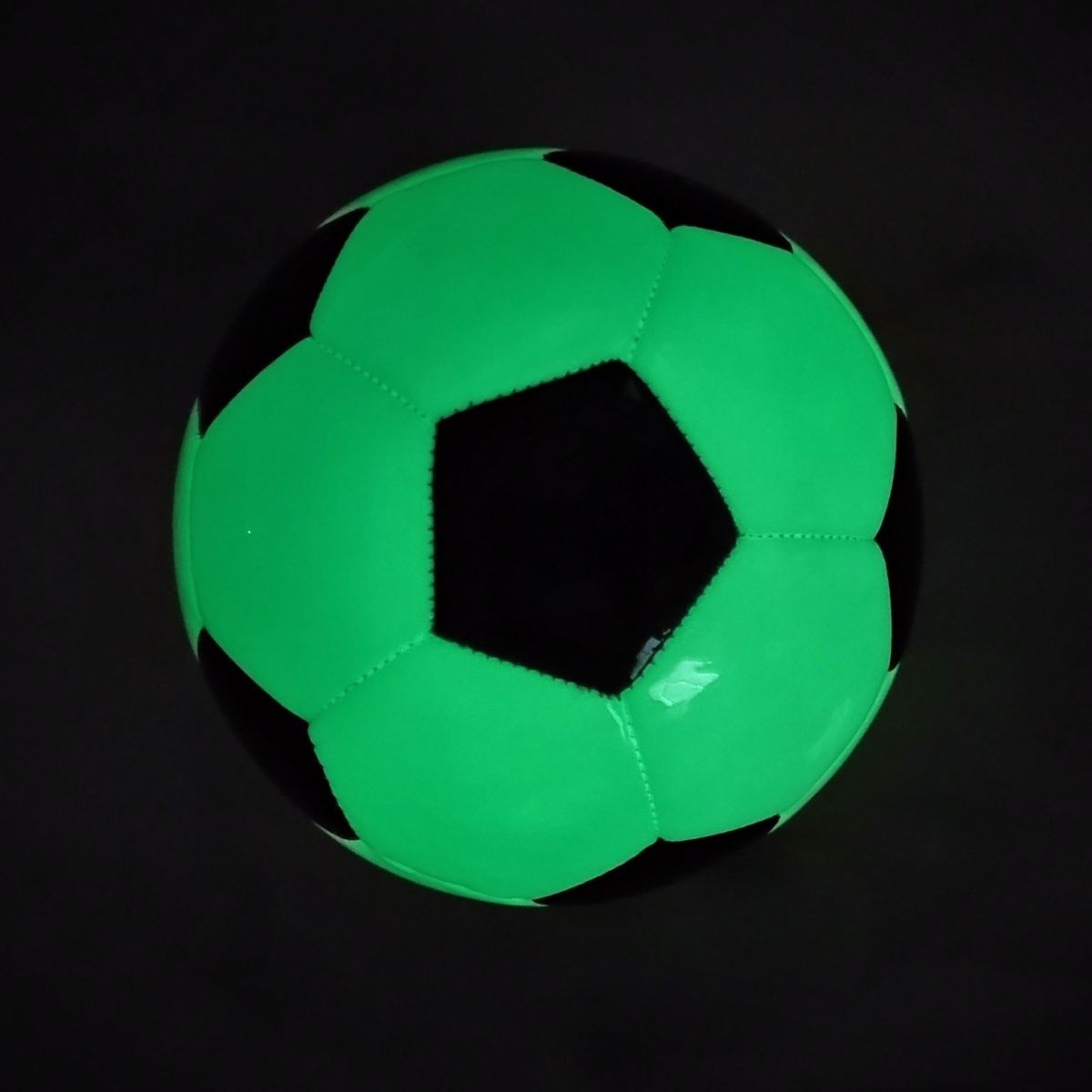 Truly Powerful Luminous Football With Black White Stripes, Thickened Outer Layer, Braided Thread, Anti-explosion Inner_voghion.com