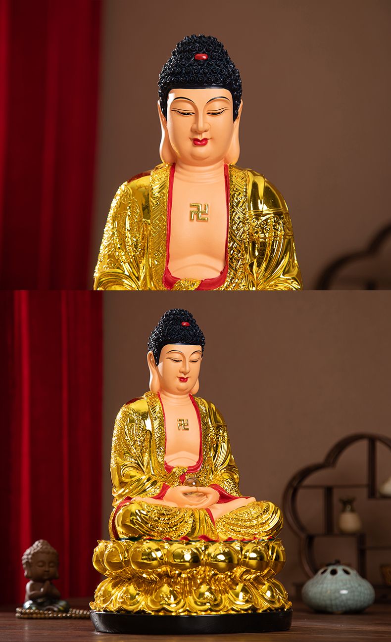 Shakyamuni Brass Statue detail 13