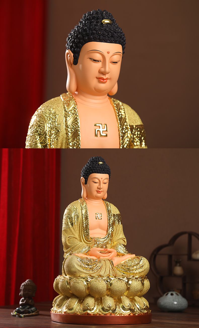 Shakyamuni Brass Statue detail 16