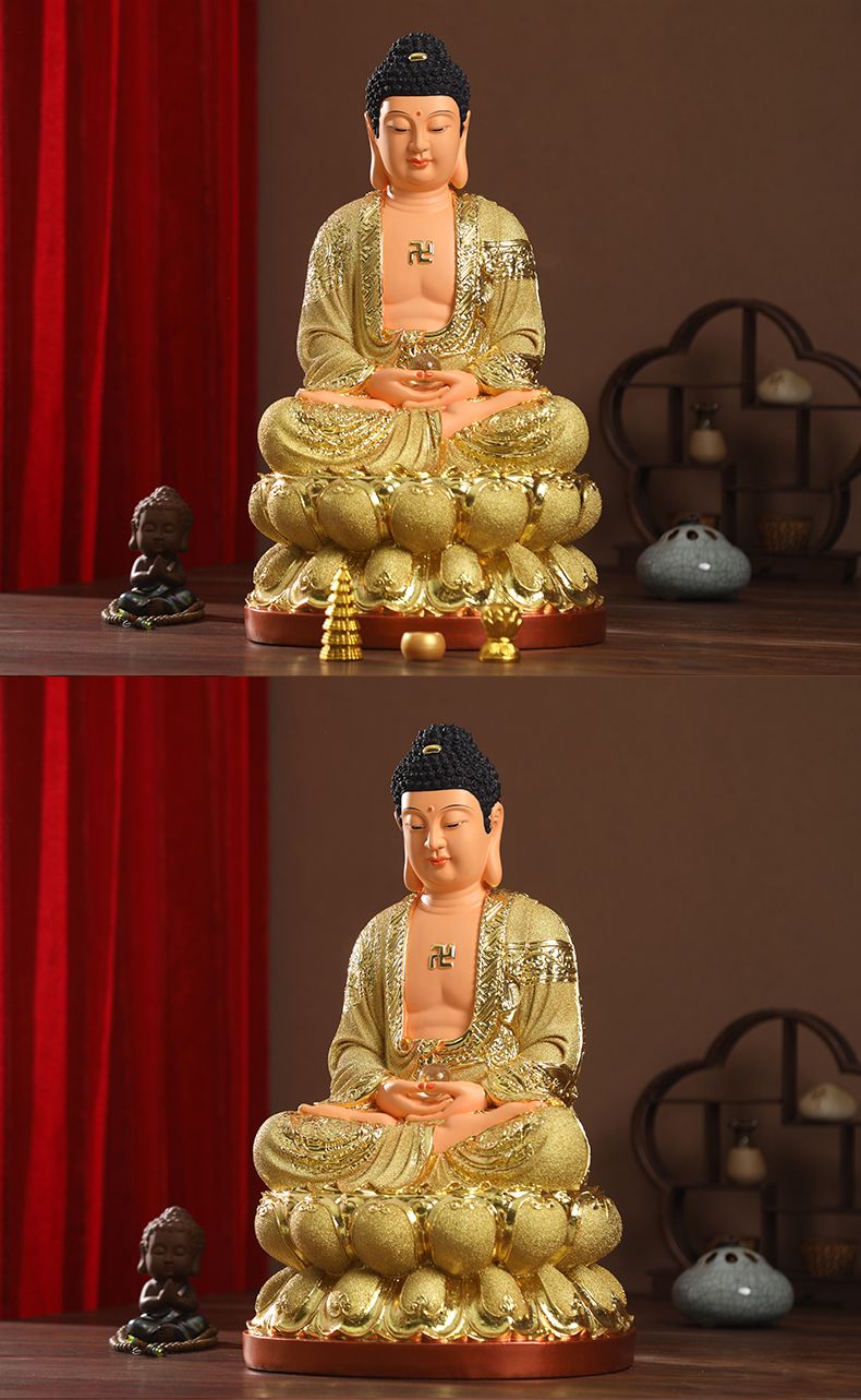 Shakyamuni Brass Statue detail 15