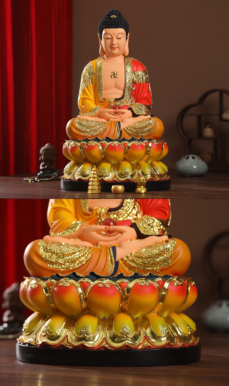Shakyamuni Brass Statue detail 18