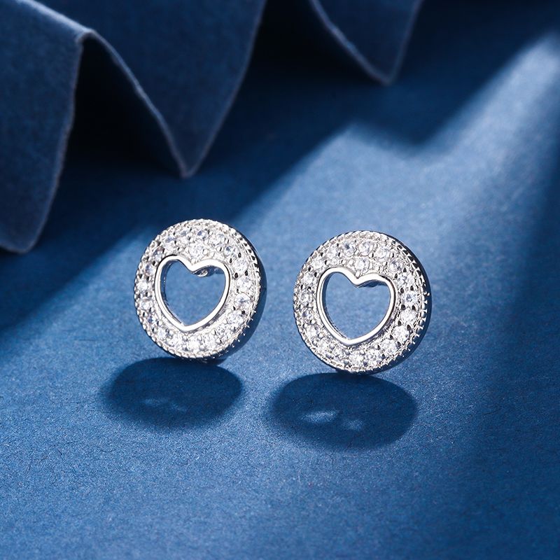 Orecchini rotondi cavi da donna, nuovi orecchini a perno alla moda e unici, accessori per le orecchie versatili e dallo stile semplice._voghion.com