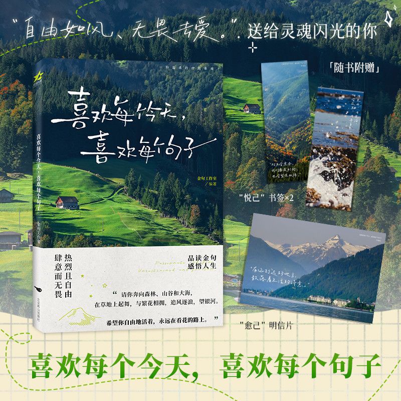 喜欢每个今天喜欢每个句子央视文案品读金句感悟人生文学作文积累