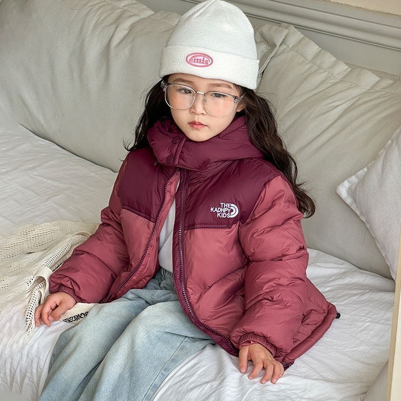 Winter Neue Ente Kinder Daunenjacke Mit Kapuze Mantel Ancora Rot Kurz Stil Für Ältere Kinder Verdickt Warm_voghion.com
