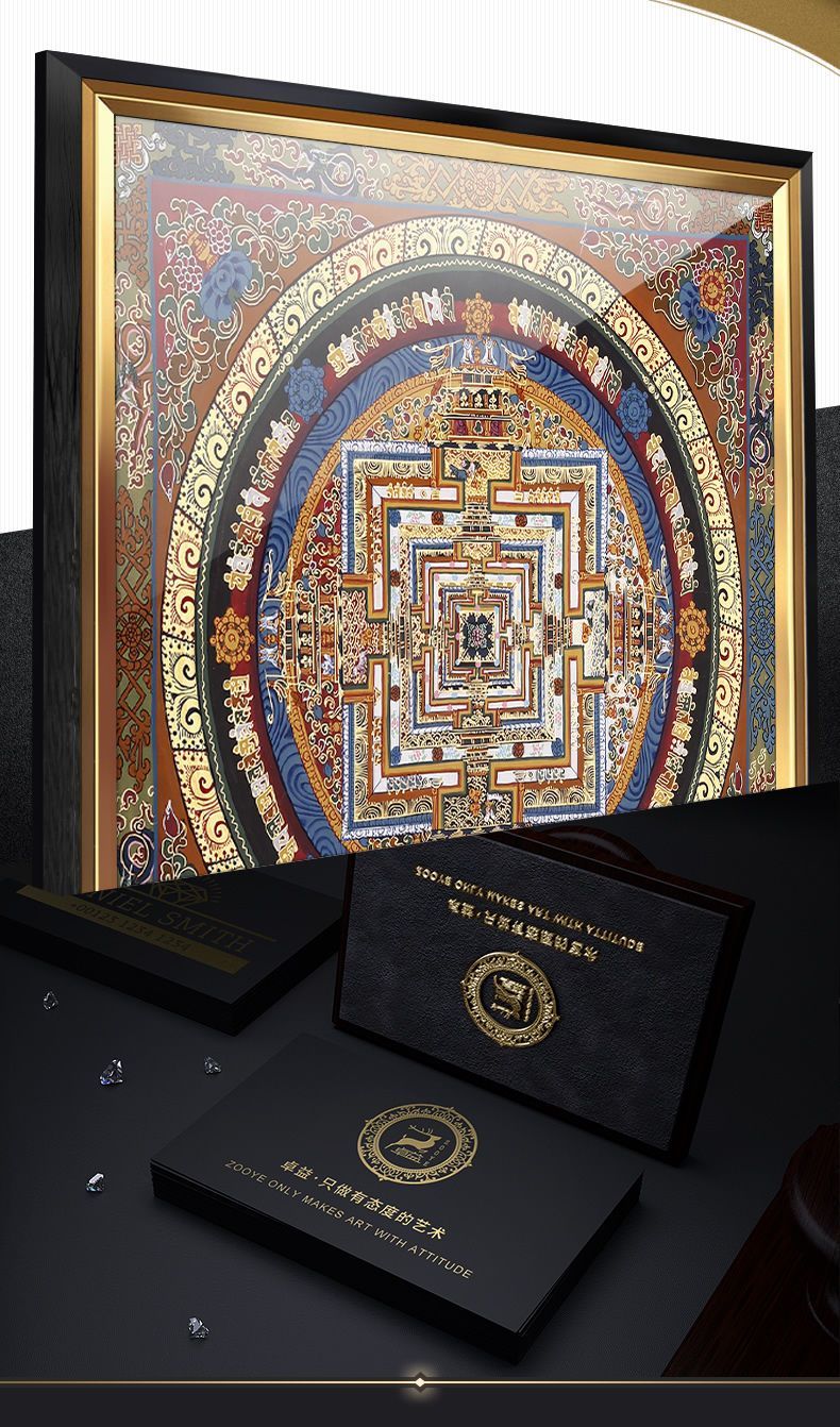 藏式挂画客厅沙发背景墙画过道走廊玄关柜墙面挂画饭厅餐厅壁画 detail 5