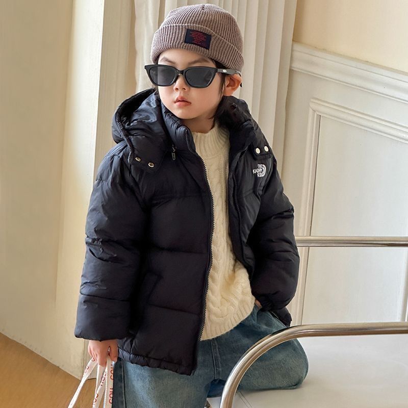 Winter Neue Ente Kinder Daunenjacke Mit Kapuze Mantel Ancora Rot Kurz Stil Für Ältere Kinder Verdickt Warm_voghion.com