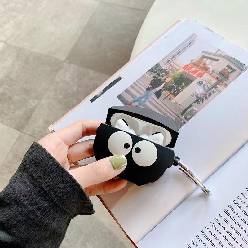 Cartoon Coal Ball 1/2 Generation Bluetooth Earphone Protective Case Pro3 Silicone Soft Shell_voghion.com