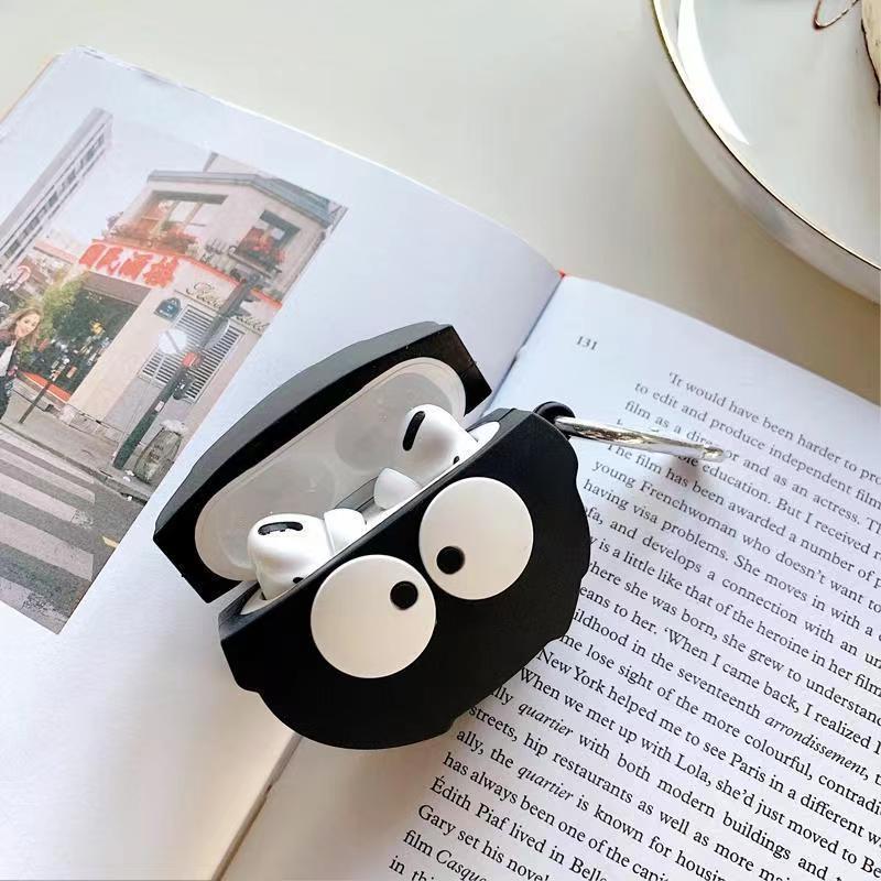 Cartoon Coal Ball 1/2 Generation Bluetooth Earphone Protective Case Pro3 Silicone Soft Shell_voghion.com