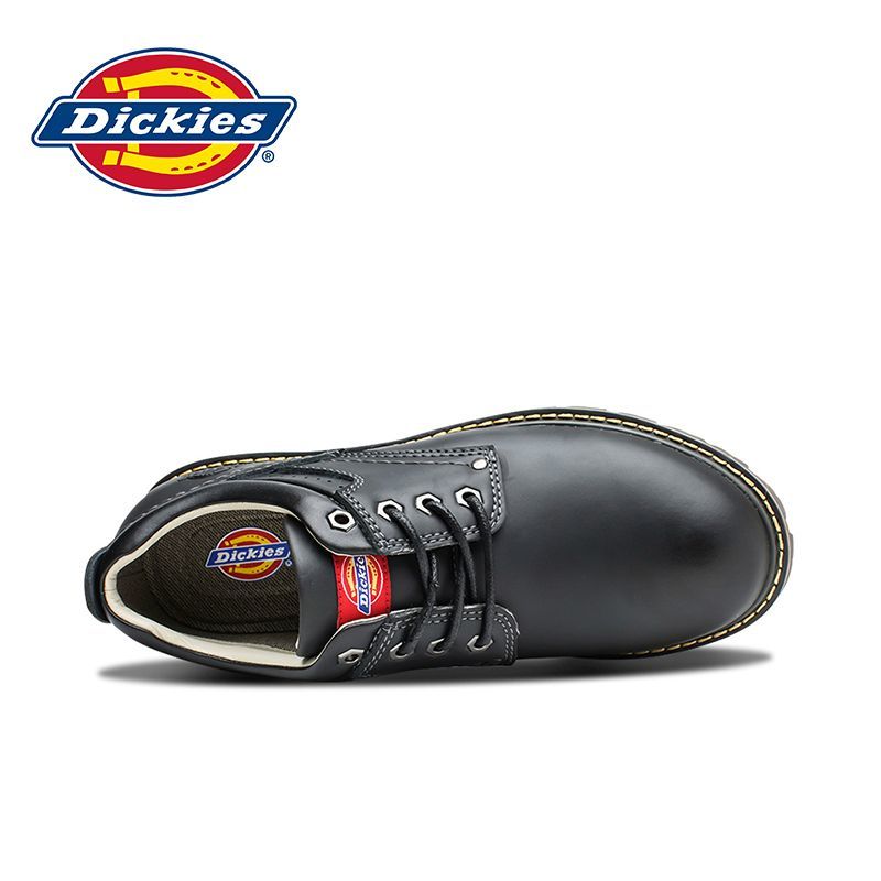 Dickies皮鞋男四季款英伦风真皮低帮工装鞋通勤大头防滑休闲潮鞋 图片 8