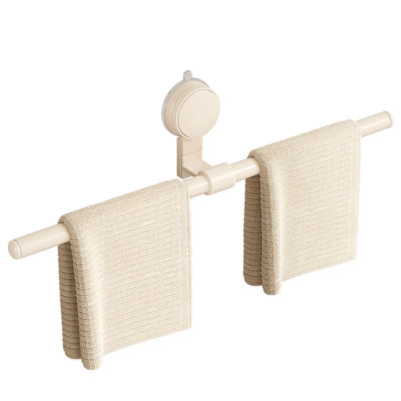 Suction Cup Bathroom No-Drill Telescopic Bar Storage Rack Washroom Bath Towel Organizer Hanger_maomaolike.com
