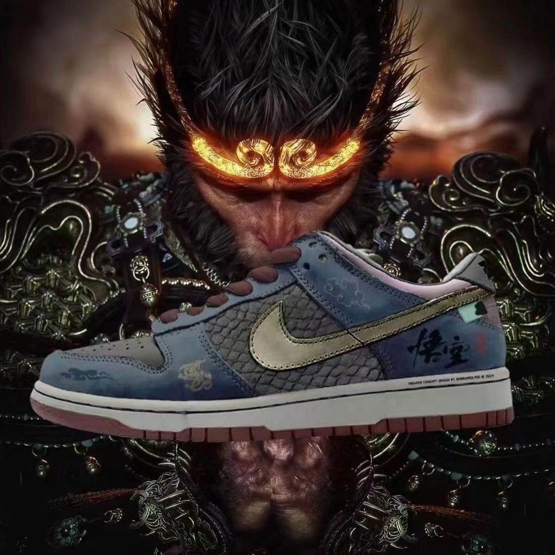 thumbnail image 1 of Zapatillas clásicas Dunk cómodas y modernas con primera capa de piel de vaca y colchón de aire, adecuadas para parejas y estudiantes, 1 of 4
