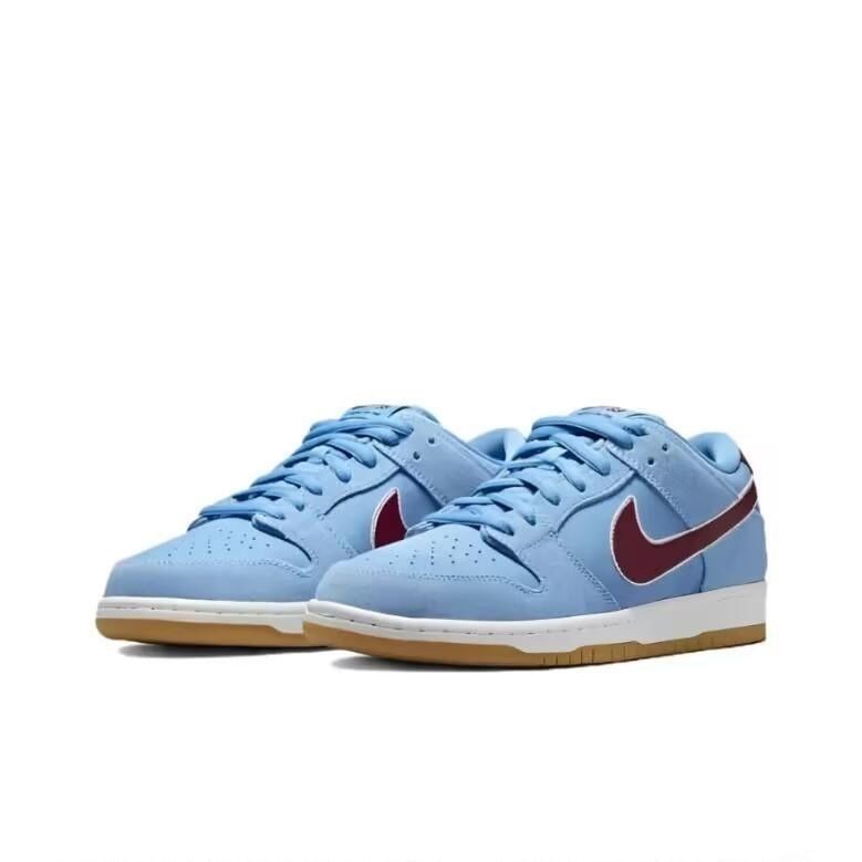 thumbnail image 2 of Los zapatos casuales Dunk multicolor son modernos y cómodos. Son adecuados para estudiantes y parejas. La primera capa de piel de vaca tiene un diseño con textura de lichi y un colchón de aire incorpo, 2 of 4