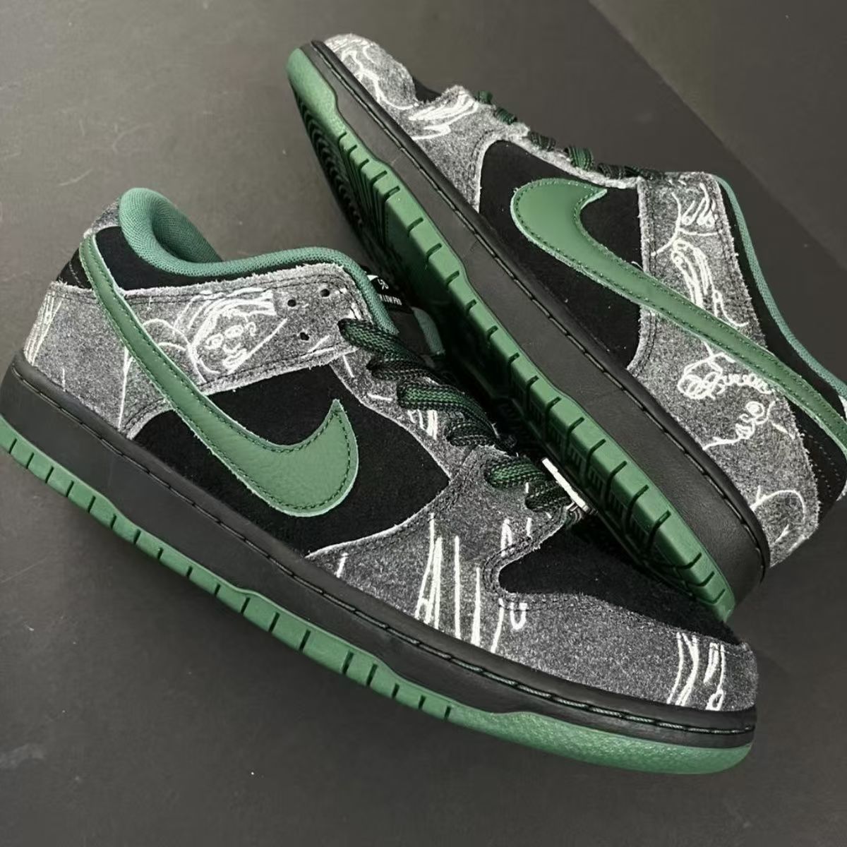 thumbnail image 2 of Zapatillas clásicas Dunk cómodas y modernas con primera capa de piel de vaca y colchón de aire, adecuadas para parejas y estudiantes, 2 of 4