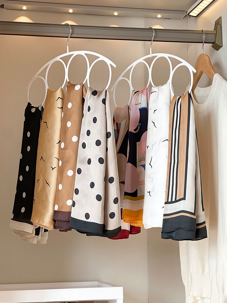 Scarf Storage Hanger For Wardrobe Silk Scarf Rack Organizer_voghion.com