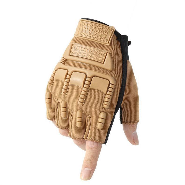 Free Soldier Half Finger Outdoor Sports Cycling Anti-Slip Fingerless Mountaineering Special Forces Seal Tactical Fitness_voghion.com