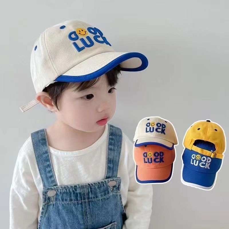 宝宝帽子春夏季薄款男女童棒球帽儿童男孩遮阳防晒宝宝鸭舌帽韩版