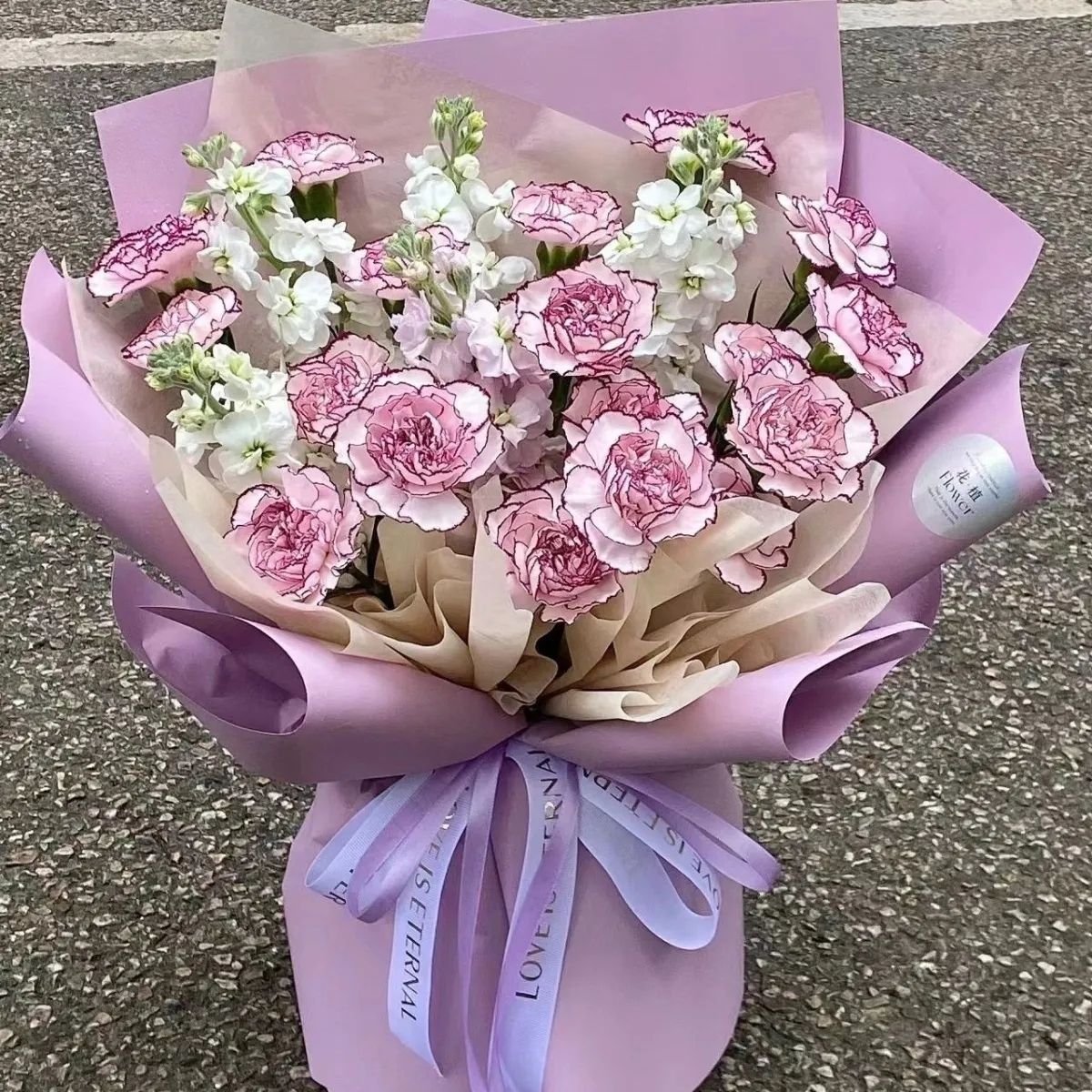 DIY手工制作教师节鲜花半成品免包装花束壳情人节母亲节生日礼物 图片 2