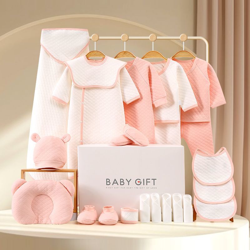 婴儿衣服套盒新生婴儿衣服礼盒初生刚出生宝宝纯棉套装送满月礼物